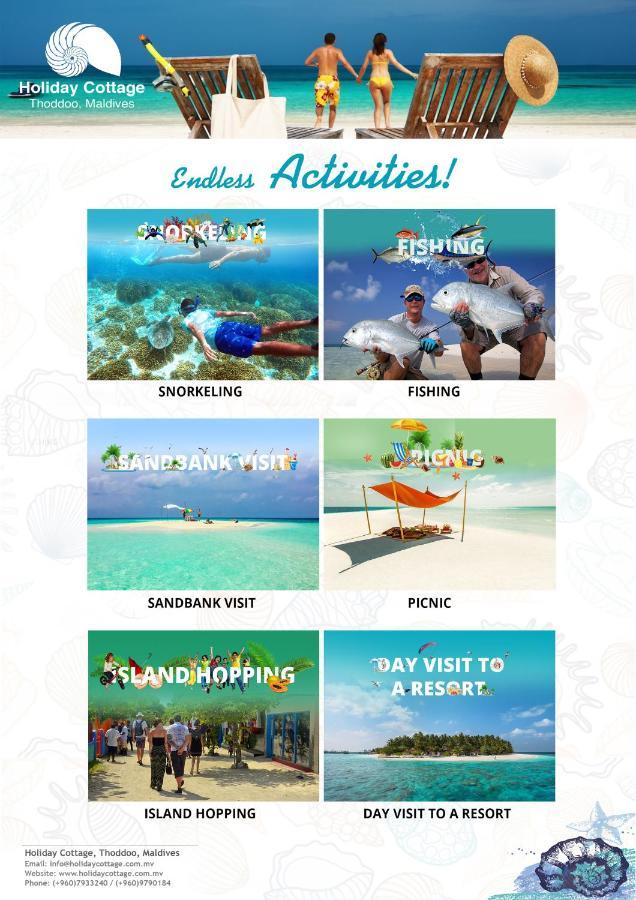 Holiday Cottage Thoddoo, Maldives Экстерьер фото